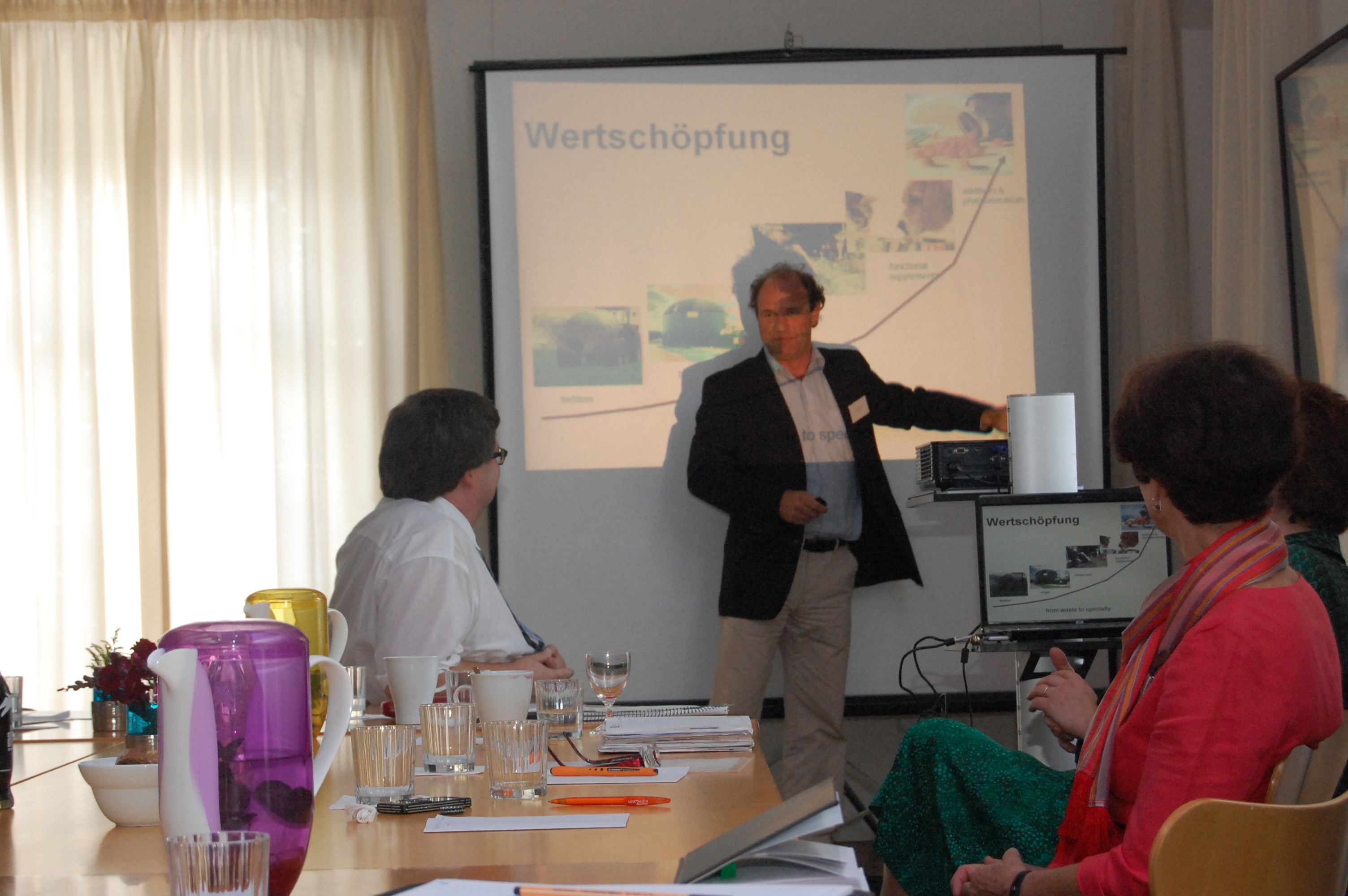 Participants at a specialist workshop